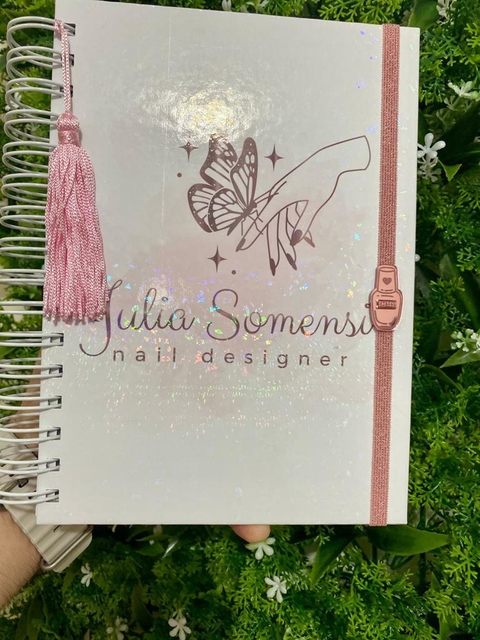 Kit Agenda Personalizada + Caneca personalizado -Nail Design