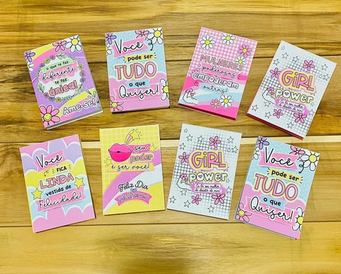 KIT 8 Blocos 7x10 - 100 folhas brancas