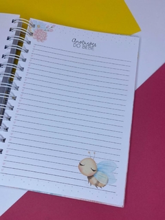 Kit Livro do Bebê / Caderneta Vacina + porta documentos - Tema Abelinha - Menina - comprar online