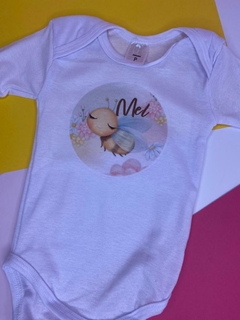 Kit Livro do Bebê / Caderneta Vacina + porta documentos - Tema Abelinha - Menina na internet