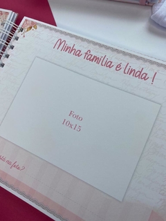 Imagem do Kit Livro do Bebê / Caderneta Vacina + porta documentos - Tema Unicórnio - Menina