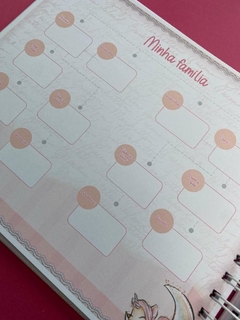 Kit Livro do Bebê / Caderneta Vacina + porta documentos - Tema Unicórnio - Menina - Analice Ateliê