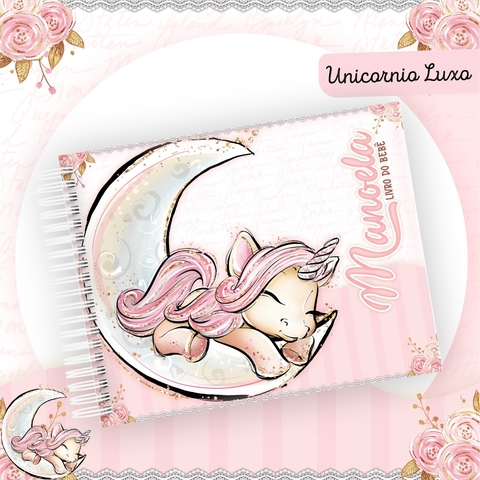 Livro do Bebê – Unicórnio Luxo - Menina