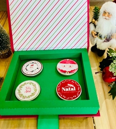 Caixa NATAL- 04 mini velas na internet