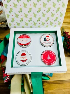 Caixa NATAL- 04 mini velas - comprar online