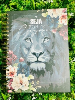 Caderno Pautado Seja Forte - Tamanho 18x24