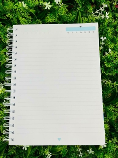 Caderno Pautado Borboleta Azul - Tamanho 18x24 - comprar online