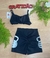 CONJ. FITNESS SHORTS EMPINA BUMBUM E TOP C/BOJO - PRETO - comprar online