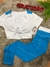 CONJUNTO DE CALÇA LEGGING E CROPPED C/BOJO E AMARRA NA FRENTE