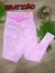 CALÇA LEGGING EMPINA BUMBUM C/ESCRITA - ROSA BEBE - comprar online