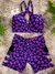 CONJUNTO DE SHORTS E TOP C/BOJO ANIMAL PRINT