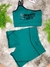 CONJUNTO DE SHORTS E TOP DE UM OMBRO SÓ, C/BOJO