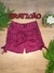 SHORTS EMPINA BUMBUM C/BOLSO E C/AMARRAÇÃO LATERAL - ROSA - comprar online