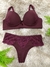 CONJUNTO DE LANGERIE VINHO C/BOJO
