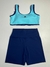 CONJ. DUO SHORTS E TOP PLUS SIZE - TAM GG na internet