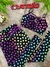 CONJUNTO DE LEGGING E TOP S/BOJO CORAÇÕES COLORIDOS