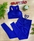 CONJ. LEGGING EMPINA BUMBUM E TOP C/BOJO - AZUL