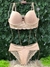 CONJUNTO DE LANGERIE BASIC C/BOJO E C/RENDA BEGE