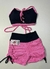 CONJUNTO SHORTS EMPINA E TOP CRUZADO - Prado Moda Fitness