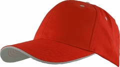 Imagen de Gorra Lisa 6 Gajos 100% Poliester Falso Sandwich c/ Abrojo (LIS605)