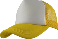 Gorro Trucker Liso visera curva c/frente blanco (GD1196)
