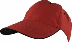 Gorra Lisa 6 Gajos 100% Poliester Falso Sandwich c/ Abrojo (LIS605)