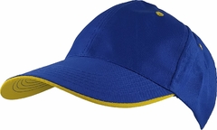 Gorra Lisa 6 Gajos 100% Poliester Falso Sandwich c/ Abrojo (LIS605) - comprar online