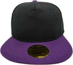 Hip Hop Snapaback 5 Gajos Liso (HLI050) - Gorros y Sombreros