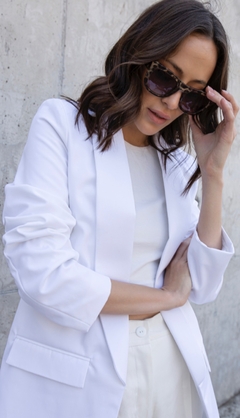 Blazer Grecia Blanco Manteca