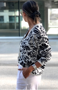 Cardigan flora negro en internet