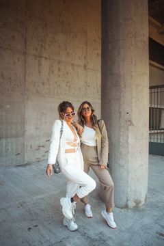 Blazer Grecia Blanco Manteca en internet