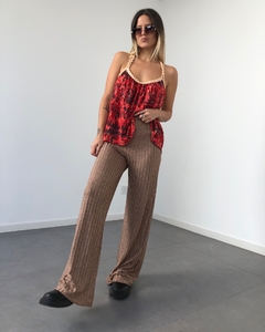 Pantalon palazo cobre en internet