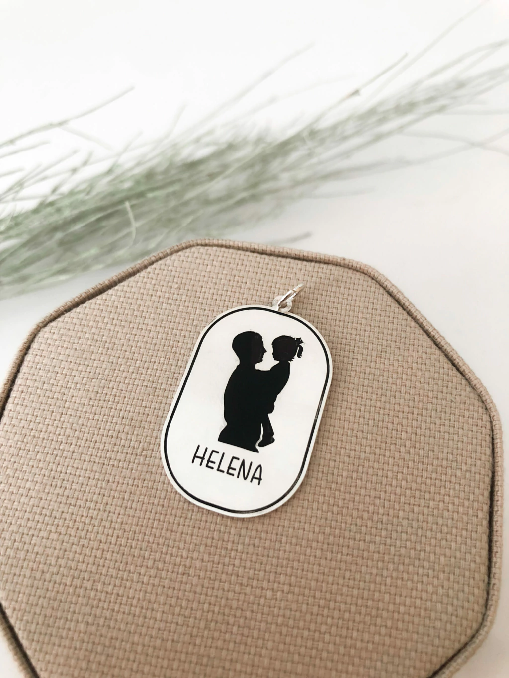 Pingente Personalizado Oval – Dia dos Pais