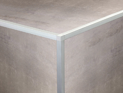 ATRIM ESQUINERO QUADRA ALUMINIO 10x10mm CROMO MATE 8423 - comprar online