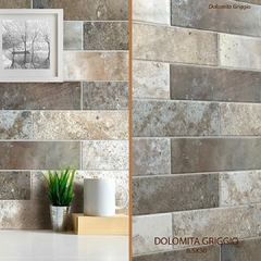 REVESTIMIENTO DOLOMITA GRIGIO 8,5X30 PISO/PARED 1CALIDAD - comprar online