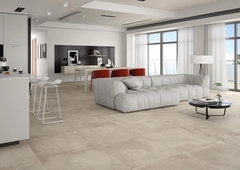 PORCELANATO ESPAÑOL SIMIL CEMENTO STN 100x100 LIENZ GRIS - comprar online