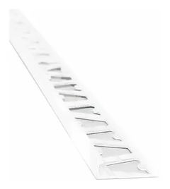 Varilla Guardacanto L Aluminio Color Blanco 1516 10 Mm Atrim - comprar online