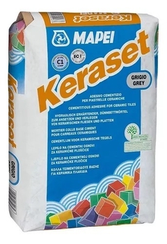 Adhesivo Cementicio Keraset X 25 Kg Impermeable Mapei