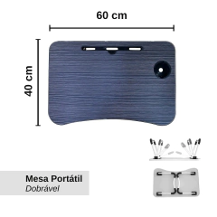 Mesa Para Notebook Tablet Portátil Multiuso Celular Copo Estudo Home Office - Comercial Casa Sete