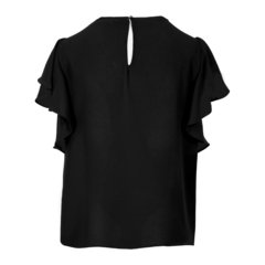 Blusa Chiffon Mangas Babado