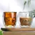 Taza de vidrio doble con forma de Oso - Makeda Bazar & Deco