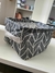Organizador canasto plegable de tela gris - Makeda Bazar & Deco