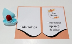 Card Personalizado com Mini Batom Coração - 12 unidades - comprar online