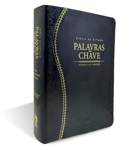 Bíblia de Estudo Palavras-Chave Luxo Preta (Clássica)