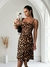 Vestido Midi Onça SARAH Feminino - JÔ MODAS OFICIAL