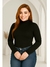 Blusa Feminina Gola Alta Manga Longa - loja online