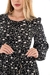 Vestido Inverno Manga Longa Moda Evangélica Estampa Flórido - JÔ MODAS OFICIAL
