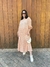Vestido Inverno Manga Longa Moda Evangélica Estampa Flórido na internet