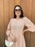 Vestido Inverno Manga Longa Moda Evangélica Estampa Flórido