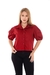 Cropped Feminino Camisa Social Botões Manga Curta Princesa - comprar online